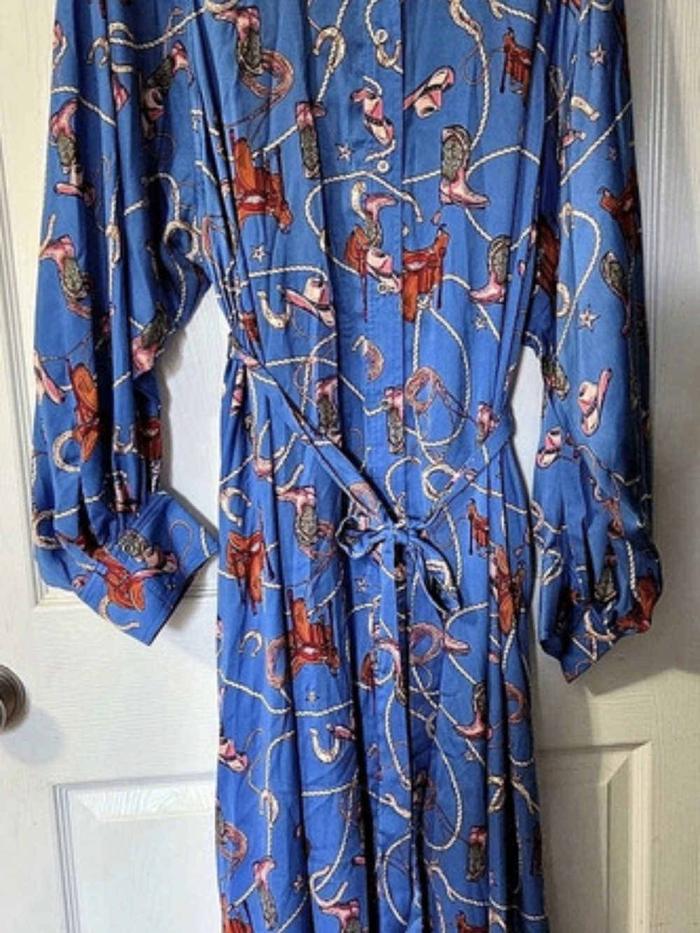Easel Printed Midi Dress Size 1X